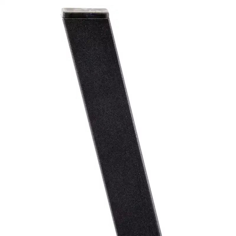 Sgabello da Bar Elland in Pelle - Sgabello Moderno ad Altezza Contatore con Gambe e Poggiapiedi in Ferro per Cucina, Bar e Pub