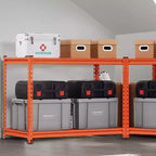 Scaffali di stoccaggio, 2400 libbre, Scaffali da garage resistenti a 4 livelli, Scaffali in metallo regolabili 20 P x 40 L x 60 A per unità di scaffalatura industriale