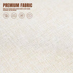 Poltrona accent mid-century moderna - Seduta imbottita spessa 15 cm, poltrona con struttura in legno massello da 136 kg per soggiorno, camera da letto