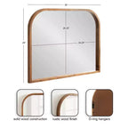 Specchio ad arco con cornice Winn Wood