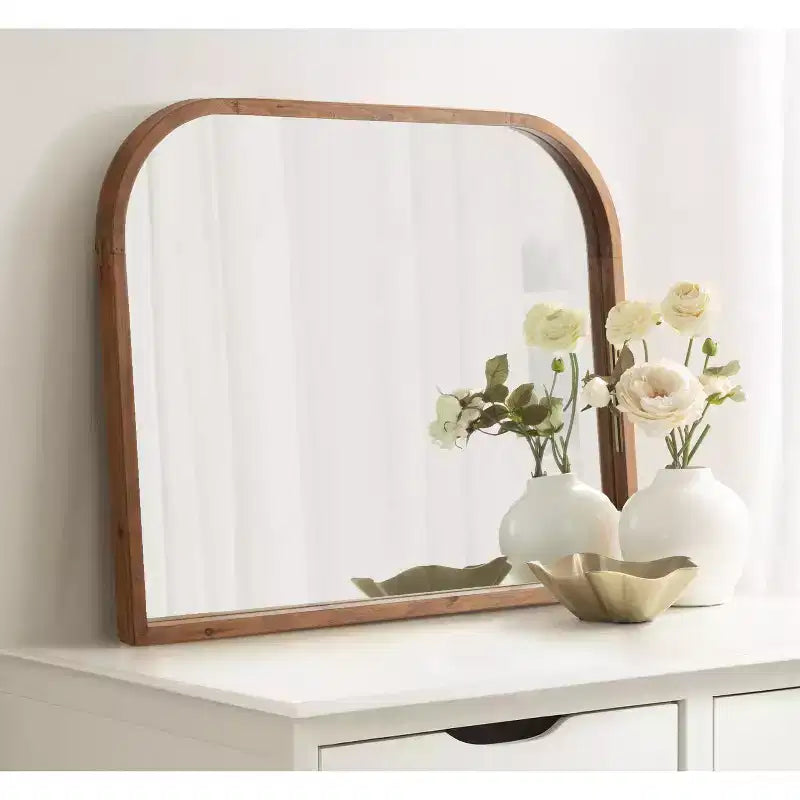 Specchio ad arco con cornice Winn Wood