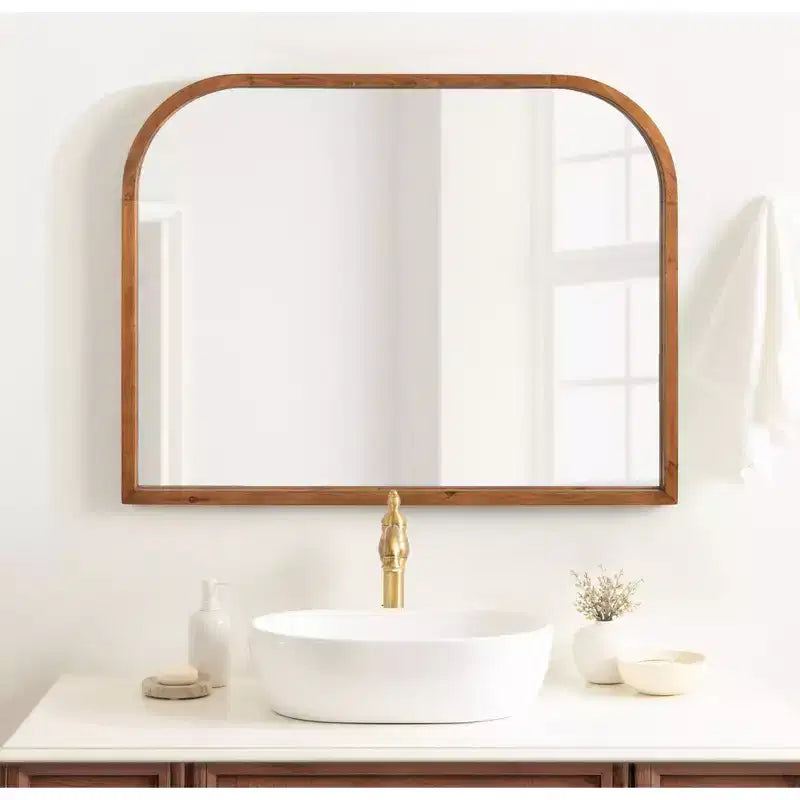 Specchio ad arco con cornice Winn Wood