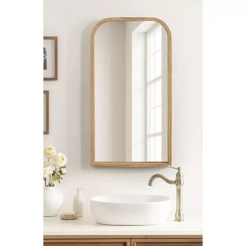Specchio ad arco con cornice Winn Wood