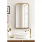 Specchio ad arco con cornice Winn Wood