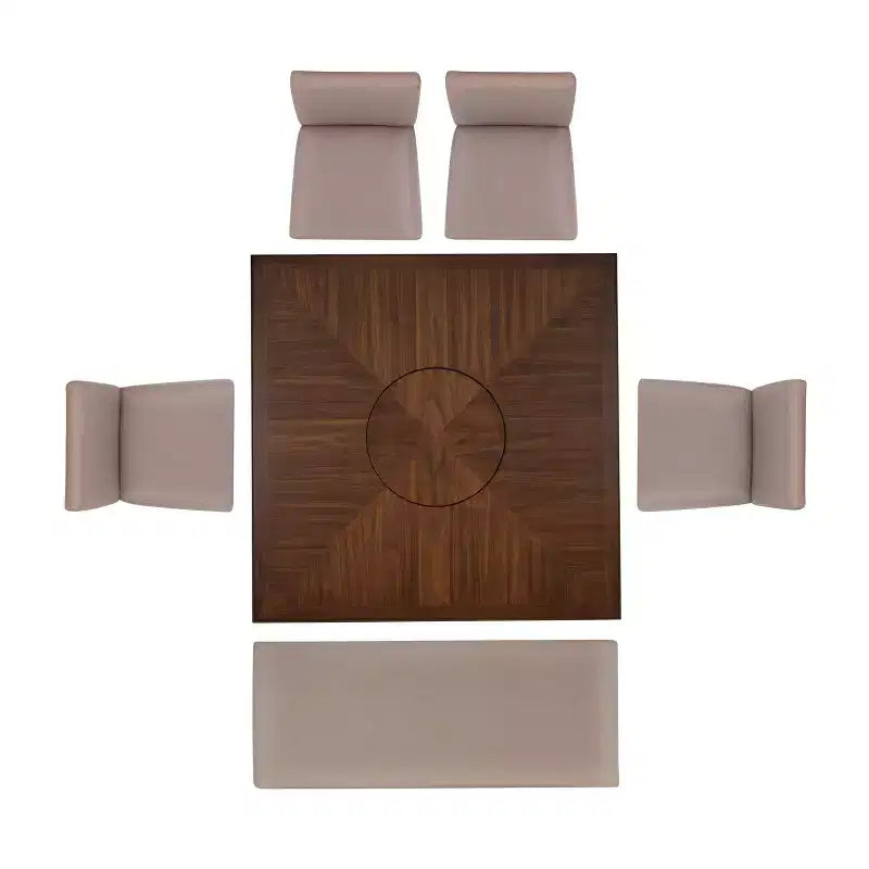 Set da pranzo da 6 pezzi altezza bancone Barnes