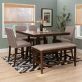 Set da pranzo da 6 pezzi altezza bancone Barnes