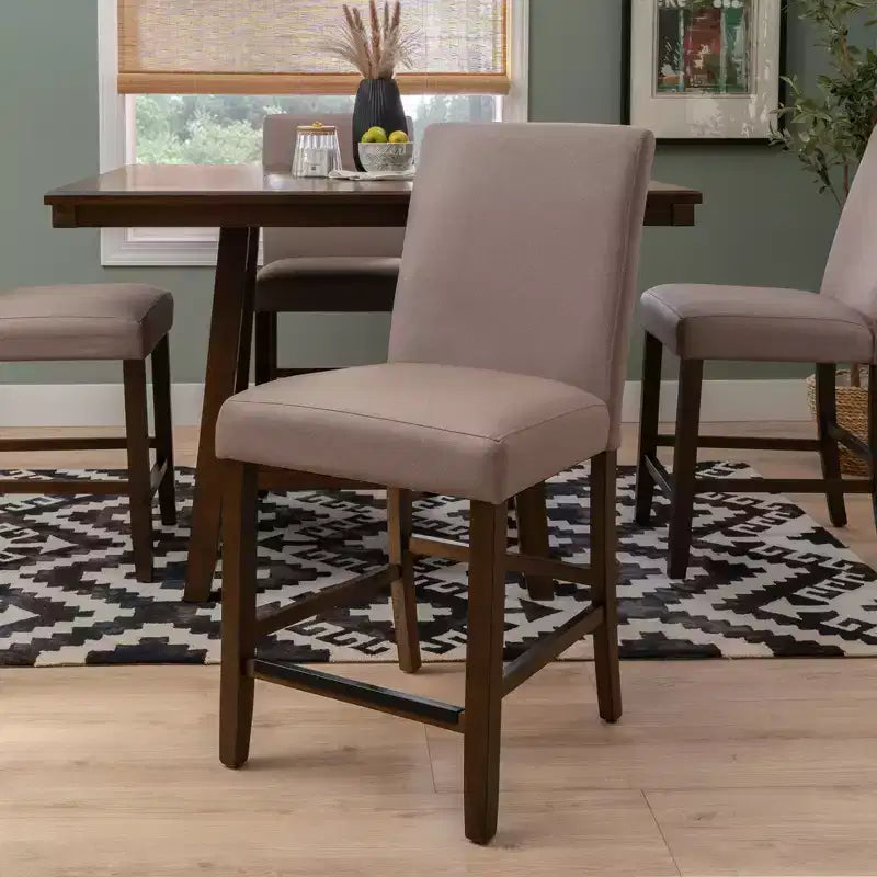 Set da pranzo da 6 pezzi altezza bancone Barnes