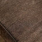 Divanetto tradizionale con borchie decorative marrone
