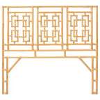 Testiera indipendente in rattan, colore miele chiaro