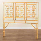 Testiera indipendente in rattan, colore miele chiaro
