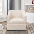 Poltrona accent Elm girevole con gonna