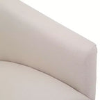 Poltrona accent Elm girevole con gonna