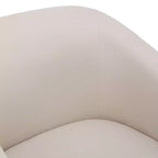Poltrona accent Elm girevole con gonna
