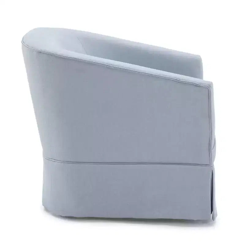 Poltrona accent Elm girevole con gonna