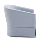 Poltrona accent Elm girevole con gonna