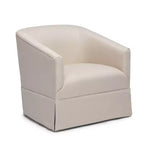 Poltrona accent Elm girevole con gonna