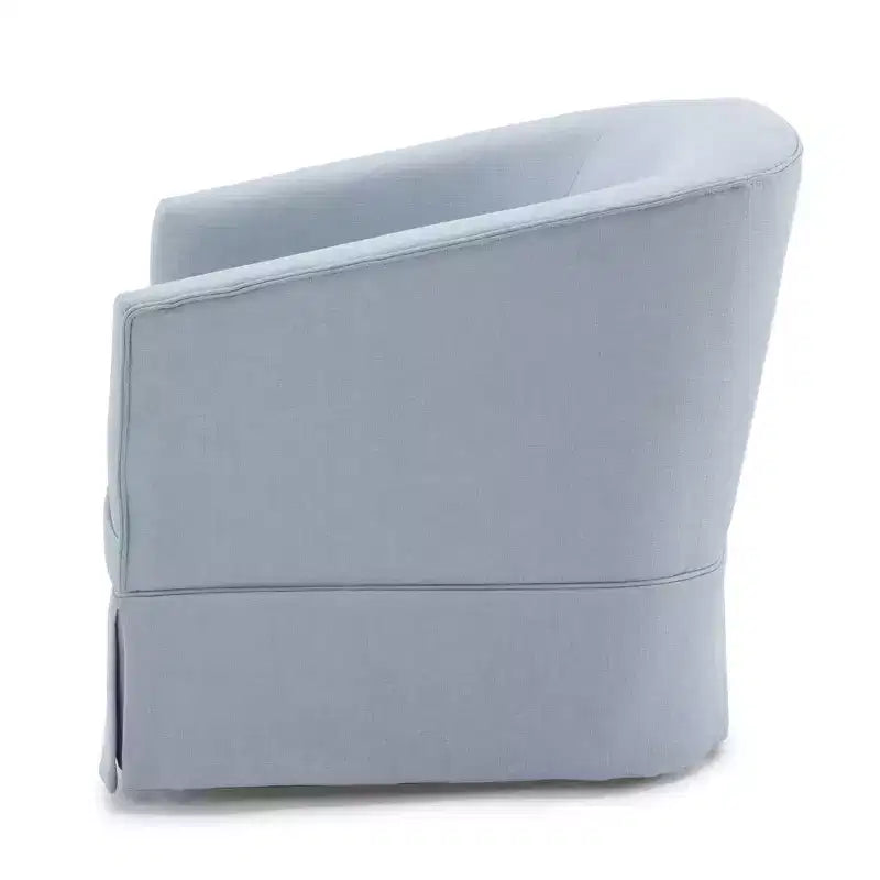 Poltrona accent Elm girevole con gonna