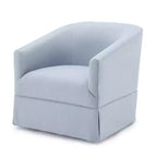 Poltrona accent Elm girevole con gonna