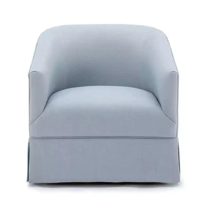 Poltrona accent Elm girevole con gonna