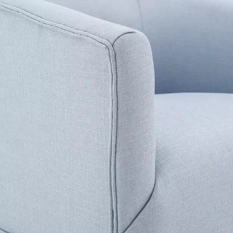 Poltrona accent Elm girevole con gonna