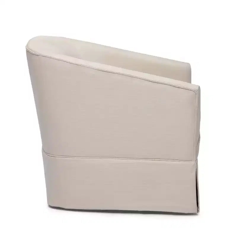 Poltrona accent Elm girevole con gonna