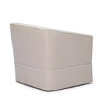Poltrona accent Elm girevole con gonna