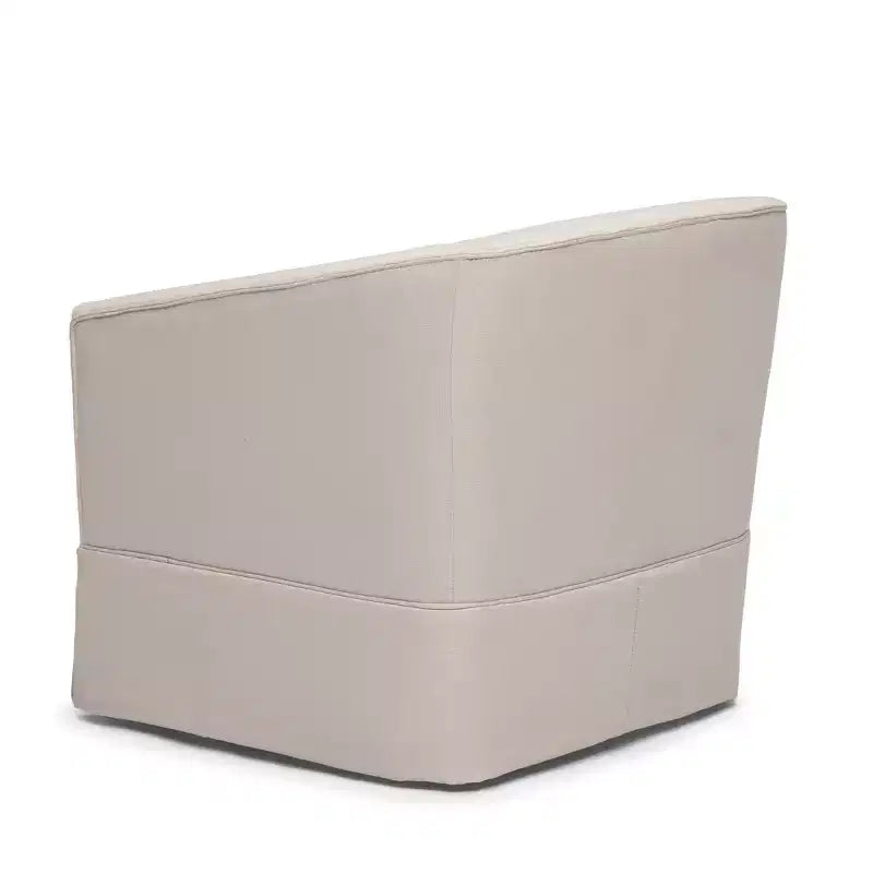Poltrona accent Elm girevole con gonna