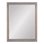 Specchio decorativo da parete con cornice in legno Hogan