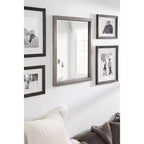 Specchio decorativo da parete con cornice in legno Hogan