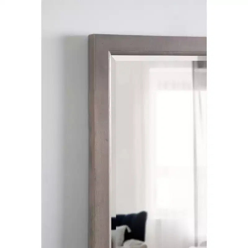 Specchio decorativo da parete con cornice in legno Hogan