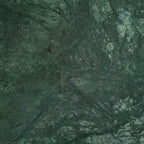 Tavolino rotondo d'appoggio - Marmo verde/Nero