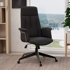 Sedia da Ufficio Ergonomica in Pelle con Schienale Alto Regolabile in Altezza, Girevole e Inclinabile, Braccioli, Sedia da Scrivania Moderna per Ufficio Domestico
