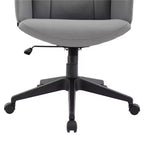 Sedia da Ufficio Ergonomica in Pelle con Schienale Alto Regolabile in Altezza, Girevole e Inclinabile, Braccioli, Sedia da Scrivania Moderna per Ufficio Domestico