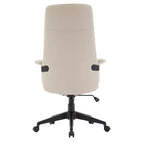 Sedia da Ufficio Ergonomica in Pelle con Schienale Alto Regolabile in Altezza, Girevole e Inclinabile, Braccioli, Sedia da Scrivania Moderna per Ufficio Domestico