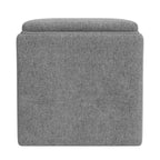 Pouf contenitore con vassoio superiore