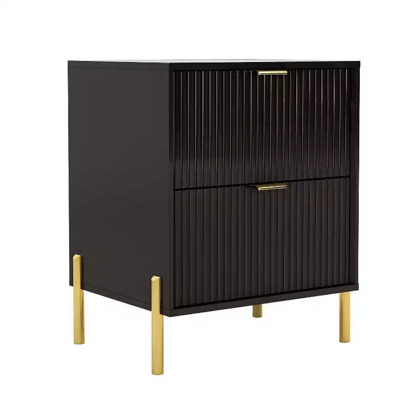 Comò moderno ed elegante a 4 pezzi per camera da letto con cassettiera a 6 cassetti e comodini a 2 cassetti